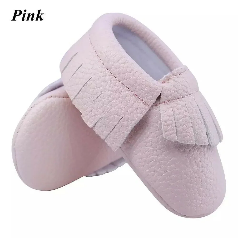 Los Angeles Boutique Vegan Leather Moccasin Slip on Baby Shoes 12-18 Months Sz 4